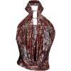 image:imageRoseSeek Womens Vintage Draped Halter Tops Metal Ring Sleeveless Y2K Crop Top Going Out ClothesMulticolor
