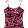 image:imageRoseSeek Womens Y2K Leopard Beach Print Slim Fit Camisole Tops Casual Spaghetti Strap Tank TopsHot Pink
