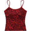 image:imageRoseSeek Womens Y2K Leopard Beach Print Slim Fit Camisole Tops Casual Spaghetti Strap Tank TopsRed