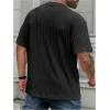 image:imageMens Big and Tall Shirts Textured Knit Tshirt Shirts Casual Summer Tops TrendyBlack