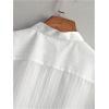 image:imageRoseSeek Mens 2 Piece Beach Vacation Linen Outfits Button Down Short Sleeve Shirts and Straight Leg Pants SetWhite