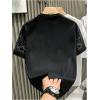 image:imageRoseSeek Mens Glitter Star Rhinestone Print T Shirt Short Sleeve Crew Neck Graphic Tees Y2K TopsBlack