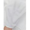 image:imageRoseSeek Mens Knot Side Sleeveless Tops Ruched Crew Neck Asymmetrical Hem Muscle Tank TopsWhite