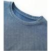 image:imageRoseSeek Mens Letter Graphic Tees Short Sleeve Crewneck Washed T Shirts Streetwear Drippy ClothesWater Blue