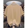 image:imageRoseSeek Mens Striped Color Block Tee Tops Crewneck Short Sleeve Summer T ShirtsMulticolor