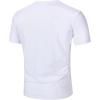 image:imageRoseSeek Mens Striped Color Block Tee Tops Crewneck Short Sleeve Summer T ShirtsWhite and Grey