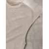 image:imageRoseSeek Mens Summer Washed Tank Tops Sleeveless Shirts Crewneck Cap Sleeve Top Vintage Muscle T ShirtsApricot Khaki