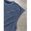 image:imageRoseSeek Mens Summer Washed Tank Tops Sleeveless Shirts Crewneck Cap Sleeve Top Vintage Muscle T ShirtsBlue