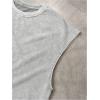 image:imageRoseSeek Mens Summer Washed Tank Tops Sleeveless Shirts Crewneck Cap Sleeve Top Vintage Muscle T ShirtsGrey