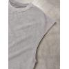 image:imageRoseSeek Mens Summer Washed Tank Tops Sleeveless Shirts Crewneck Cap Sleeve Top Vintage Muscle T ShirtsLight Grey