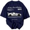 image:imageRoseSeek Mens Graphic Car Print Tees Letter Crewneck Short Sleeve T Shirts Streetwear Tops Y2K Summer TopsDeep Blue