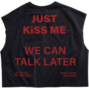 image:imageRoseSeek Mens Cap Sleeve Graphic Tees Crewneck Summer T Shirts Crop Tops StreetwearBlack Red