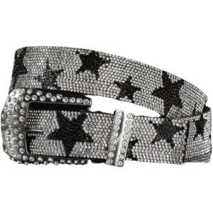 image:imageRoseSeek Mens Y2k Star Rhinestone Studded Belts Glitter Vintage Punk Waist Belts Street AccessoriesMulticolor