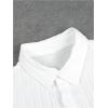 image:imageRoseSeek Mens 2 Piece Linen Sets Short Sleeve Button Down Shirts Drawstring High Waisted Pants Vacation OutfitsWhite