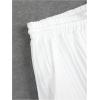 image:imageRoseSeek Mens 2 Piece Linen Sets Short Sleeve Button Down Shirts Drawstring High Waisted Pants Vacation OutfitsWhite