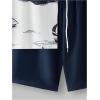 image:imageRoseSeek Mens 2 Piece Outfits Tropical Graphic Short Sleeve TShirt and Drawstring Waist Shorts SetsBlue White