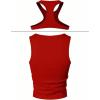 image:imageRoseSeek Mens 2 Piece Set Ribbed Knit Tank Top Fitted Cut Out Crop Tops Summer Undershirts Club WearRed