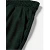 image:imageRoseSeek Mens 34 Length Sweatpants Drawstring Waist Straight Leg Sports Cropped Pants with Pockets StreetwearDark Green