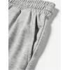 image:imageRoseSeek Mens 34 Length Sweatpants Drawstring Waist Straight Leg Sports Cropped Pants with Pockets StreetwearGrey