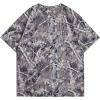 image:imageRoseSeek Mens Big and Tall Camo Shirt for Men Short Sleeve Y2k Camouflage Hunting T Shirt Graphic TeesMulticolor Grey