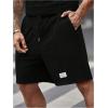 image:imageRoseSeek Mens Big and Tall Shorts Set Short Sleeve T Shirt and Track Shorts Clothing Set 2 Piece OutfitsBlack