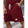 image:imageRoseSeek Mens Big and Tall Shorts Set Short Sleeve T Shirt and Track Shorts Clothing Set 2 Piece OutfitsBurgundy