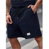 image:imageRoseSeek Mens Big and Tall Shorts Set Short Sleeve T Shirt and Track Shorts Clothing Set 2 Piece OutfitsDeep Blue
