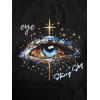 image:imageRoseSeek Mens Cartoon Graphic Tees Crew Neck Sleeve T Shirts Baggy Drop Shoulder Summer Tops StreetwearBlack and Blue
