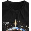 image:imageRoseSeek Mens Cartoon Graphic Tees Crew Neck Sleeve T Shirts Baggy Drop Shoulder Summer Tops StreetwearBlack and Blue