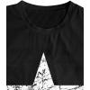 image:imageRoseSeek Mens Cartoon Graphic Tees Crew Neck Sleeve T Shirts Baggy Drop Shoulder Summer Tops StreetwearBlack and White