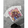 image:imageRoseSeek Mens Cartoon Graphic Tees Crew Neck Sleeve T Shirts Baggy Drop Shoulder Summer Tops StreetwearWhite