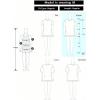image:imageRoseSeek Mens Color Block Short Sleeve Tee Shirts Casual Crewneck T Shirt Trendy Summer TopsApricot and Black