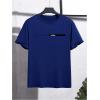 image:imageRoseSeek Mens Color Block Short Sleeve Tee Shirts Casual Crewneck T Shirt Trendy Summer TopsBlue