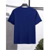 image:imageRoseSeek Mens Color Block Short Sleeve Tee Shirts Casual Crewneck T Shirt Trendy Summer TopsBlue