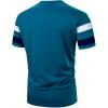 image:imageRoseSeek Mens Color Block Short Sleeve Tee Shirts Casual Crewneck T Shirt Trendy Summer TopsBlue and Black