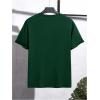 image:imageRoseSeek Mens Color Block Short Sleeve Tee Shirts Casual Crewneck T Shirt Trendy Summer TopsDark Green