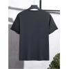 image:imageRoseSeek Mens Color Block Short Sleeve Tee Shirts Casual Crewneck T Shirt Trendy Summer TopsDark Grey