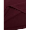 image:imageRoseSeek Mens Color Block Short Sleeve Tee Shirts Casual Crewneck T Shirt Trendy Summer TopsDeep Red
