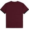 image:imageRoseSeek Mens Color Block Short Sleeve Tee Shirts Casual Crewneck T Shirt Trendy Summer TopsDeep Red