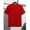 image:imageRoseSeek Mens Color Block Short Sleeve Tee Shirts Casual Crewneck T Shirt Trendy Summer TopsMix Red