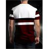 image:imageRoseSeek Mens Color Block Short Sleeve Tee Shirts Casual Crewneck T Shirt Trendy Summer TopsMulticolor