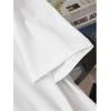 image:imageRoseSeek Mens Color Block Short Sleeve Tee Shirts Casual Crewneck T Shirt Trendy Summer TopsPure White