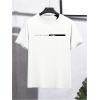 image:imageRoseSeek Mens Color Block Short Sleeve Tee Shirts Casual Crewneck T Shirt Trendy Summer TopsPure White