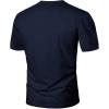 image:imageRoseSeek Mens Color Block Short Sleeve Tee Shirts Casual Crewneck T Shirt Trendy Summer TopsRoyal Blue