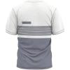 image:imageRoseSeek Mens Color Block Short Sleeve Tee Shirts Casual Crewneck T Shirt Trendy Summer TopsWhite and Grey