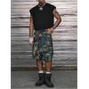 image:imageRoseSeek Mens Glitter Rhinestone Shirt Star Tank Top Crewneck Cap Sleeve Vest Tops StreetwearBlack