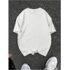 image:imageRoseSeek Mens Graphic Tees Crew Neck Short Sleeve T Shirts Summer Casual StreetwearGraphic Black and White