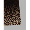 image:imageRoseSeek Mens Leopard Ombre Summer Tops Crew Neck Short Sleeve Graphic Tees Vintage T Shirt TrendyBrown and Black