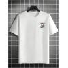 image:imageRoseSeek Mens Letter Graphic Tees Crew Neck Short Sleeve T Shirts Casual StreetwearWhite