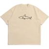 image:imageRoseSeek Mens Oversized Graphic Tees Half Sleeve Drop Shoulder Summer Casual T ShirtApricot